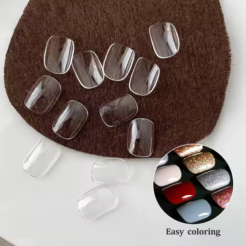 Nail Art Pattern Nail Plate Japanese Short Style Square Shaped Single Number Oval Sample Making Colo