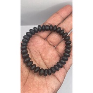 [PAGAR DIRI ] Gelang Tasbih Teras kayu Kemuning Hitam 33 Butir asli 8mm  khasiat power*& padu*