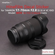 Hinefilm Skin for Tamron 17-70mm F2.8 B070X Fuji X Mount Lens Decal Skin 17-70 f2.8 Lens Stickers 17