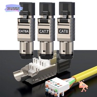 FANSIN1 RJ45 Cat8 Cat7 Cat6A Connectors, 40G LAN Cable 2000MHz RJ45 Metal Tool, Zinc Alloy 22AWG - 2