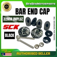 UNIVERSAL CNC BALANCER BAR END CAP 32MM IMPULZ BLACK SCK RACING