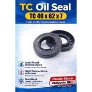 TC 40x62x7 Oil Seal NBR Rubber Double Lip Shaft Oil Seal Bearing Gearbox Engine Seal