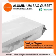 Aluminum Bag Gusset Central Sealing Plastic Food Packaging Powder Seeds Snack DrinkCemilan Standing 