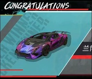 PUBG林寶堅尼車幣$1100/ 1 個