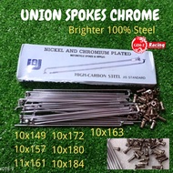 Spoke And UNION Spoke Stell (Chrom)EX5 LC135 Kriss Wave125 RXZ Y125z RG YB100 Jajari lidi