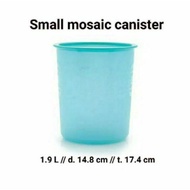 Small Mosaic Canister 1.9L Toples Tupperware Original Termurah!