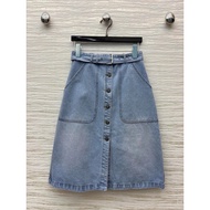 Original Label New Summer Inner Jacquard Old Flower Denim Series Turn-down Collar Jacket Coat+Puff S