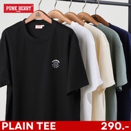 PUNK BERRY Plain Tee Shirt Printed With Daruma Logo