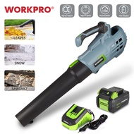 2-year warranty WORKPRO 20V Cordless Leaf Blower Cordless Variable Speed Air Blower For Leaves,Dust,Snow Blowing Garden Power Tools Cleaner