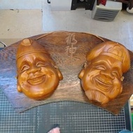 木雕日本福神掛飾
