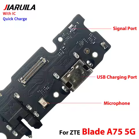 For ZTE A72 5G Blade A34 5G A35 E A55 A36 A53 Plus A56 A75 4G 5G A7S 2020 USB Power Charging Connect