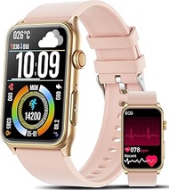 Men's Smart Watch with ECG/Bodguoos--------/BMI/HRV/Uric Acid/Blood Pressure, 1.57" Health Watch wit