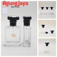 30 ml Coco Drat Trans Cap Black Glass Perfume Bottle / Coco Empty Perfume Bottle / 30 ML Glass Perfu
