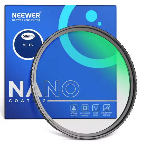 NEEWER MC UV Filter 39/40.5/43/46/52/55/58/62/67/72/77/82/95mm Ultra Slim HD Optics Multi Coated Ult