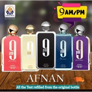 PERFUME DECANT AFNAN 9pm 9am  9 AM DIVE 9 AM POUR FEMME 9 PM POUR FEMME COLLECTION Parfum Wangi 2ML 