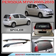 PERODUA MYVI 2005-2010 VALLIANT STYLE REAR TRUNK SPOILER LIP WITH LED -MATERIAL FIBER BODYKIT
