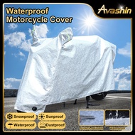 AVASHIN Motorcycle Cover Universal Accessories Rain and Dust UV Motor Cover Waterproof For Y15 V2 Lc135 V1 125zr Vario 150