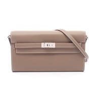 【二手】愛馬仕 HERMES 肩背包 Kelly To Go Etoupe Etoupe 其他 Kelly Long To Go Etoupe 女士二手 A