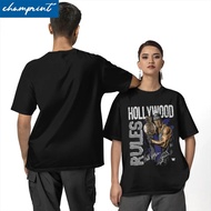 Hulkmania Hulk Hogan Wrestling Print T-Shirt For Men Round Neck Short Sleeve Cotton
