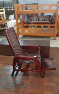 實木搖椅休閒椅 一格二手家具 客廳實木家具 懷舊時尚