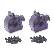 Metal Differential Gearbox Housing Cover for Wltoys 144001 124019 124018 RC Car Upgrade Parts Access