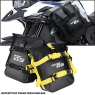 For BMW F900GS F850GS F800GS ADV F900 F850 GSA Motorcycle Bumpers Bag Waterproof 8L Side Frame Crash