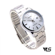 Velashop Casio นาฬิกาข้อมือผู้หญิง สีเงิน สายสแตนเลส รุ่น LTP-V002D-7AUDF, LTP-V002D-7A, LTP-V002D