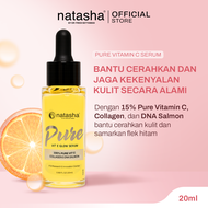 Natasha Pure Vit C Glow Serum - Serum Pencerah Whitening Glowing Anti Flek & Anti Aging