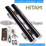 1 set kunci 45cm & 33cm gagang pintu rumah stainless / hendel pegangan pintu /tarikan pintu 1 gagang