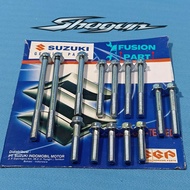 1set baut blok kiri kanan kopling magnet Shogun 110