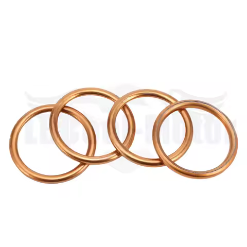 4pcs Exhaust Tube Gaskets For HONDA VT750 CB1300 CB1000F CB1100 CB700 CB750 CBR1000 CBR900RR CRF250 