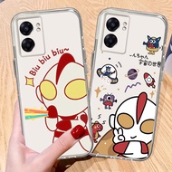 J-26 Ultraman Soft Case for OPPO A36 A57S A76 A57 A77 Realme 9i A77S