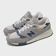 New Balance 休閒鞋 998 男鞋 美製 灰 藍 麂皮 復古 運動鞋 NB 紐巴倫 U998TA-D