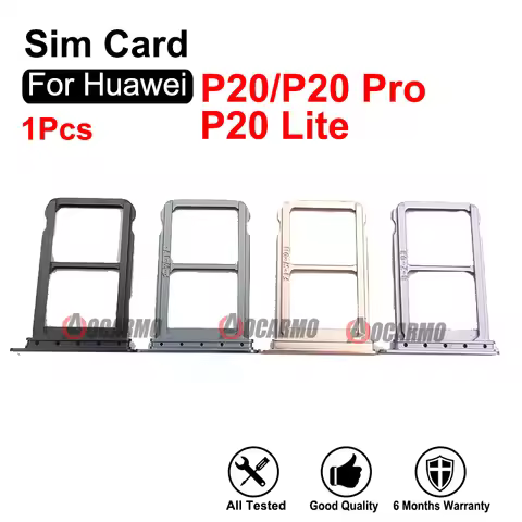 For Huawei P20 Pro Lite P20Lite SIM Card Tray Slot Holder P20Pro Replacement Parts Blue Pink Purple 