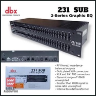 Equalizer Dbx 231 Plus Sub / Dbx 231 + Sub / Dbx 231 Sub Grade A+
