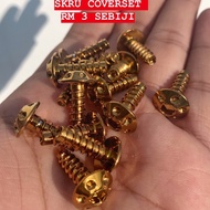 SKRU COVERSET GOLD & TITANIUM LC135/Y15ZR