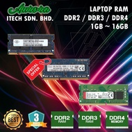 ( LAPTOP RAM ) LAPTOP RAM  DDR2 / DDR3 / DDR4 , 2GB ~ 16GB RAM , MIX MODEL