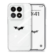 Phone Case For Xiaomi 15T 14T Pro Poco F7 X7 M7 X6 M6 Ultra 4G 5G Simple Bat TPU Transparent Soft Co