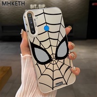 MHKETH Case For Realme 5 5i 5s 6i C3 C3i Personalized Spider Web Design Phone