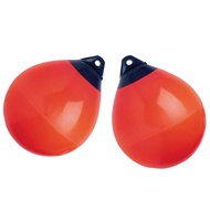 X-Haibei Pair of Boat Fenders Ball Round Anchor Buoy, Dock Bumper Ball Inflatable Vinyl Shield Prote