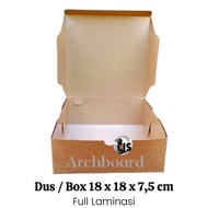 Box Catering Box/ 18 x 18 x 7.5 cm Snack Box/ 18x18x7.5 cm