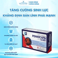 Viên uống Powercaps For Men hỗ trợ tăng cường sức khỏe sinh lý nam giới (30 viên) - Nutramed