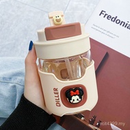 Drinking Double Girls Glass Cup Female ns Design Coffee Cup High-value Cute A6L Style Small Cup Port