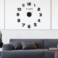3D Wall Clock Mirror Wall Stickers Creative DIY Wall Clocks Removable Art Decal Sticker Home Decor L