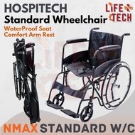 [READY STOCK] Hospital Standard Wheelchair Hospitech Waterproof Leather Seat | Kerusi Roda Hospital 