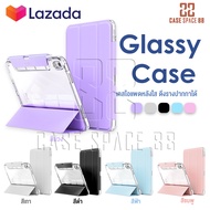 (พร้อมส่ง) CaseSpace88 เคสไอแพด IPad case รุ่น Glassy Case เคสแม่เหล็ก  มีที่เก็บปากกา รองรับ Gen 7 Gen 8 10.2/Air4 Air5 10.9/Gen10 10.9/iPad pro 11 2018/2020 /iPad pro 11 2021/2022