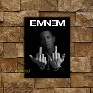 EMINEM MUSIC POSTER - WOODEN POSTER WALL DECORATION