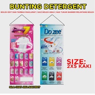 Bunting banner Detergent Laundry Soap DoZee And Jasmin7 bunting banner