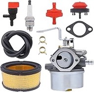 FitBest 640260B Carburetor with 33268 Air Filter Tune-up kit for Tecumseh 640260 640260A 520956 0563