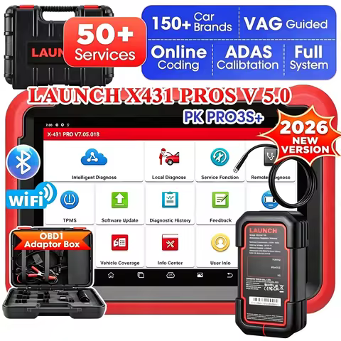 LAUNCH X431 PROS V5.0 Car Scanner PROS V Diagnostic Tools PRO V All System Automotive Tool ECU Codin